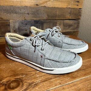 Twisted X Women's Hooey Loper, Moc Toe,‎ Light Grey, 11 M